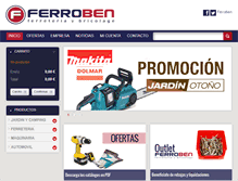 Tablet Screenshot of ferroben.com